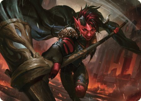 Karlach, Fury of Avernus Art Card (34) [Commander Legends: Battle for Baldur's Gate Art Series] 