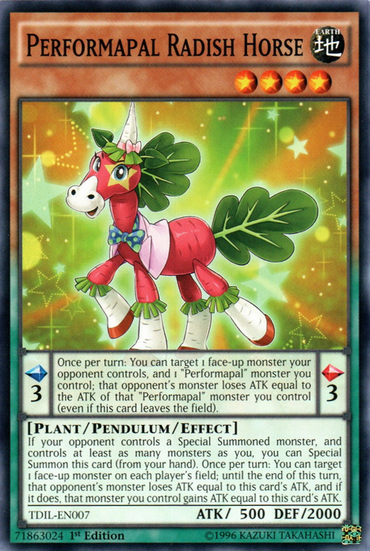 Performapal Radish Horse [TDIL-EN007] Common 