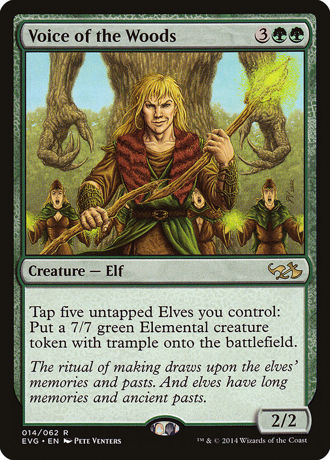 Voice of the Woods (Elves vs. Goblins) [Duel Decks Anthology] 