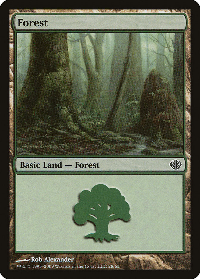 Forest (28) [Duel Decks: Garruk vs. Liliana] 