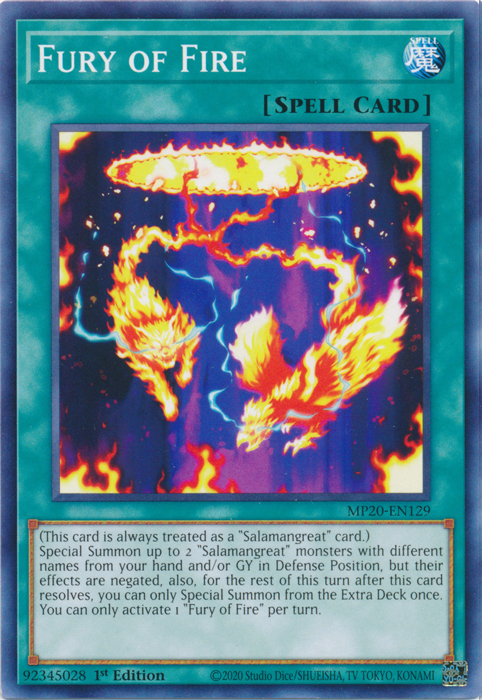 Fury of Fire [MP20-EN129] Common 