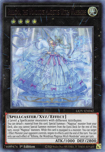 Rilliona, the Wondrous Magistus Witch Wardrobe [LIOV-EN042] Ultra Rare 