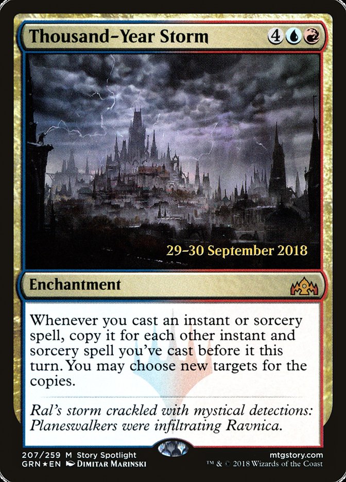 Thousand-Year Storm [Guilds of Ravnica Prerelease Promos] 