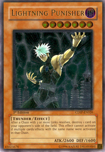 Lightning Punisher [CDIP-EN026] Ultimate Rare 