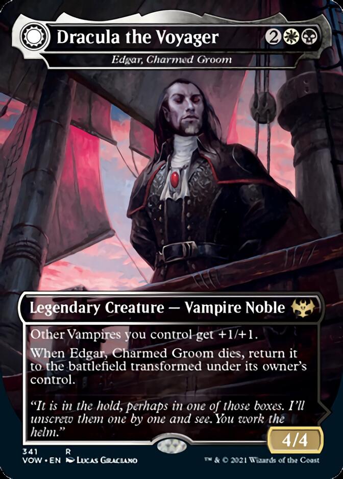 Edgar, Charmed Groom // Edgar Markov's Coffin - Dracula the Voyager // Casket of Native Earth [Innistrad: Crimson Vow] 