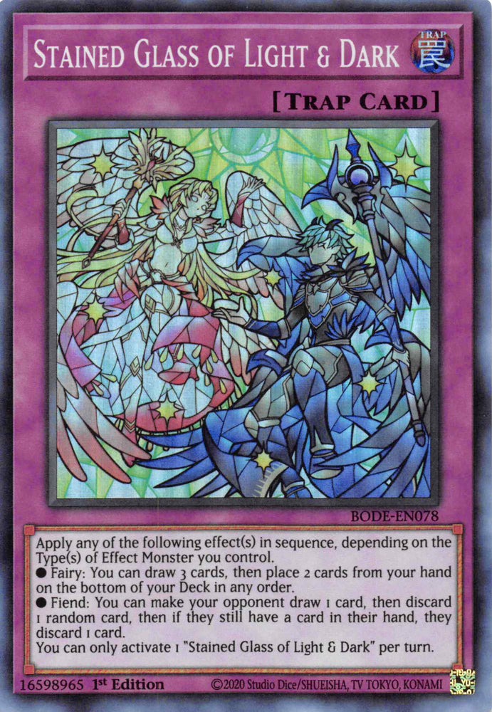Stained Glass of Light and Dark [BODE-EN078] Super Rare 