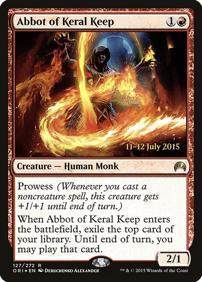 Abbot of Keral Keep [Magic Origins Prerelease Promos] 