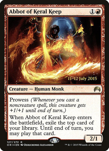 Abbot of Keral Keep [Magic Origins Prerelease Promos] 