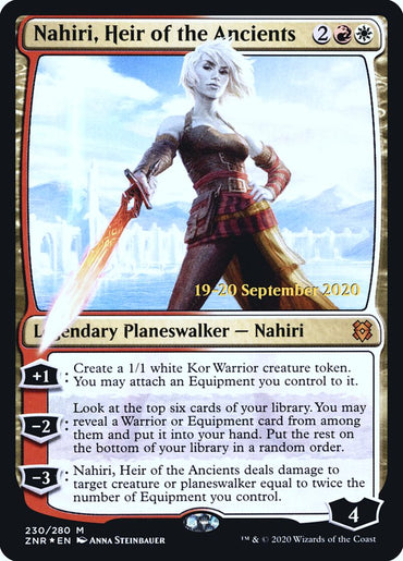 Nahiri, Heir of the Ancients [Zendikar Rising Prerelease Promos] 