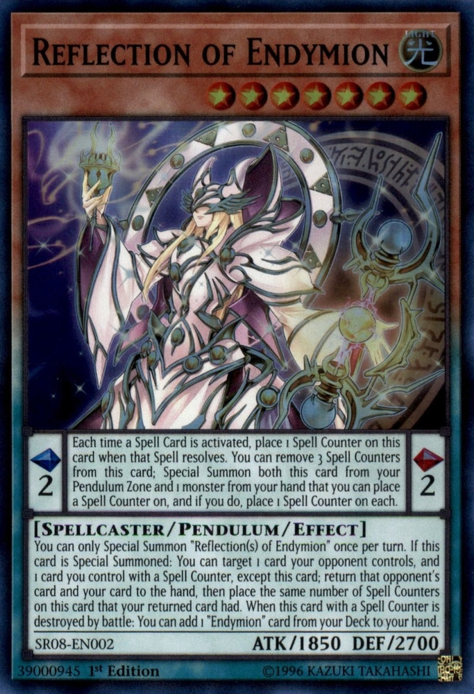 Reflection of Endymion [SR08-EN002] Super Rare 