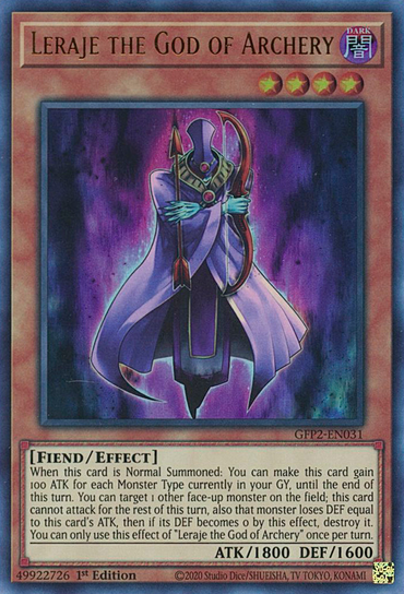 Leraje the God of Archery [GFP2-EN031] Ultra Rare 