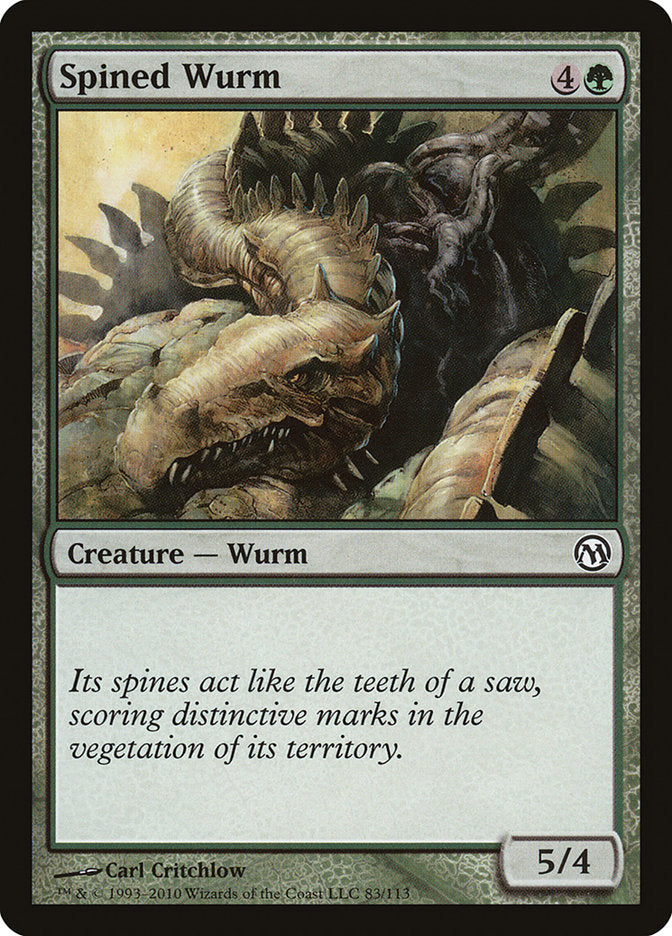 Spined Wurm [Duels of the Planeswalkers] 