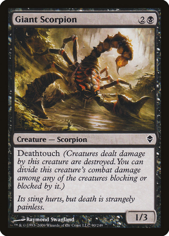 Giant Scorpion [Zendikar] 