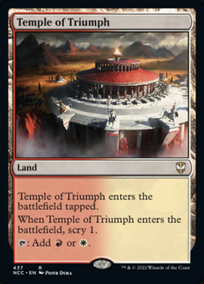 Temple of Triumph [Streets of New Capenna Commander] 