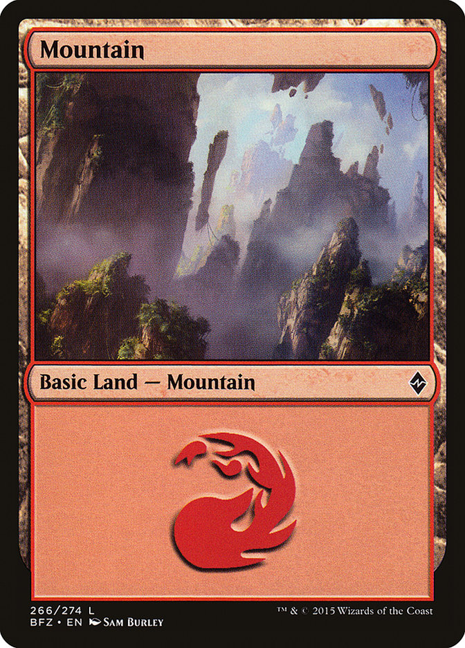 Mountain (266) [Battle for Zendikar] 