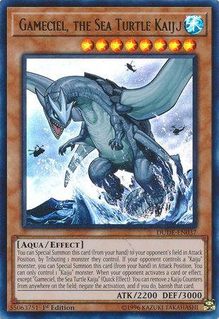 Gameciel, the Sea Turtle Kaiju [DUDE-EN037] Ultra Rare 