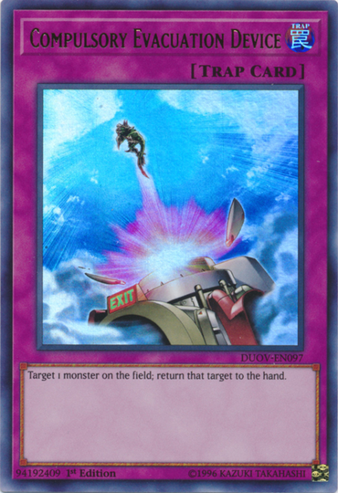 Compulsory Evacuation Device [DUOV-EN097] Ultra Rare 