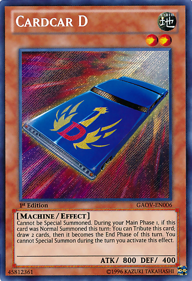 Cardcar D [GAOV-EN006] Secret Rare 