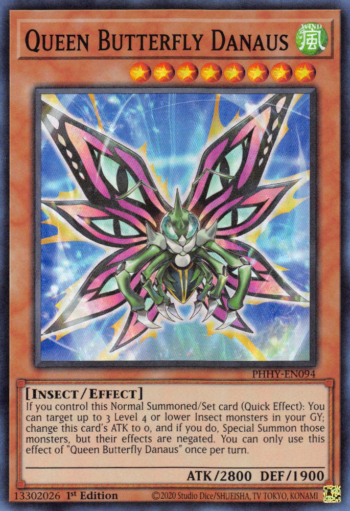 Queen Butterfly Danaus [PHHY-EN094] Super Rare 