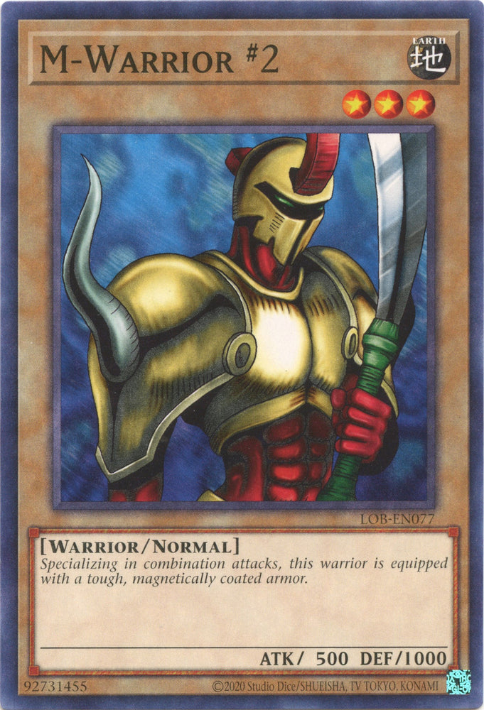 M-Warrior #2 (25th Anniversary) [LOB-EN077] Common 