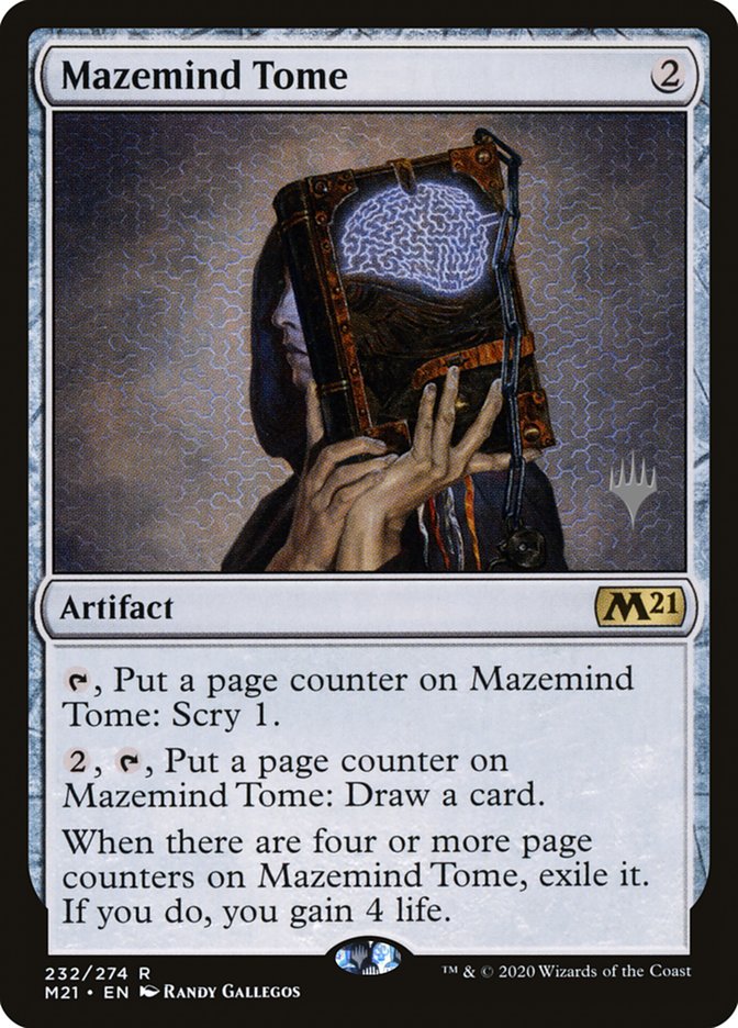 Mazemind Tome (Promo Pack) [Core Set 2021 Promos] 
