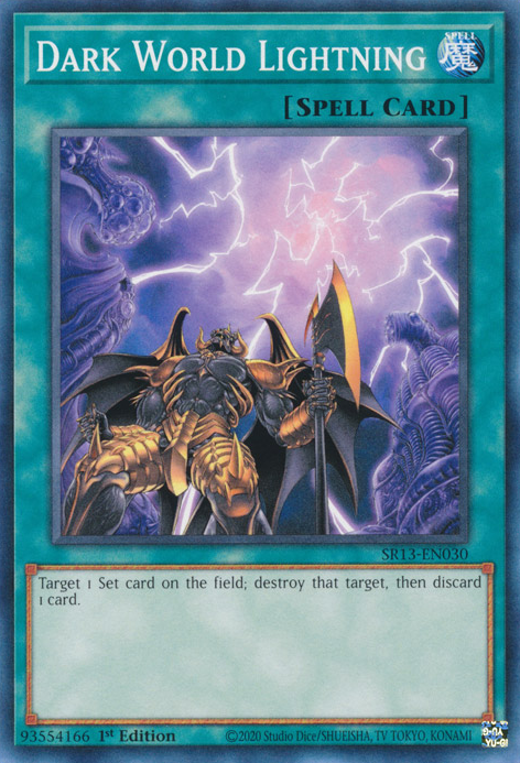 Dark World Lightning [SR13-EN030] Common 