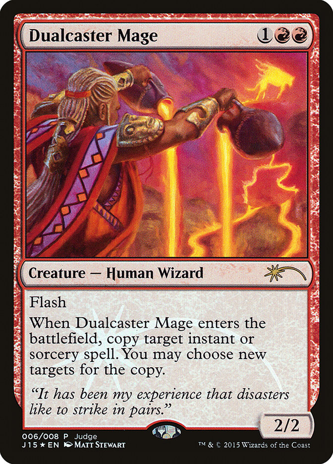 Dualcaster Mage [Judge Gift Cards 2015] 