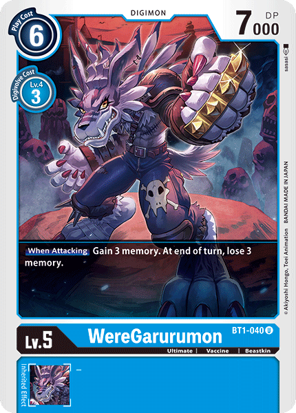 WereGarurumon [BT1-040] [Release Special Booster Ver.1.0] 