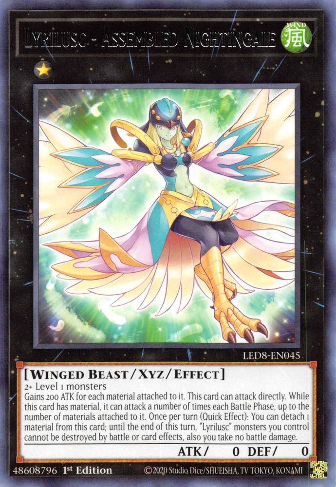 Lyrilusc - Assembled Nightingale [LED8-EN045] Rare 