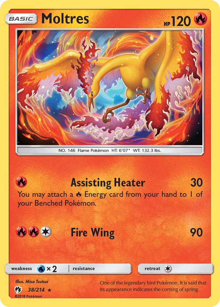 Moltres (38/214) [Sun & Moon: Lost Thunder]