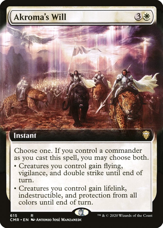 Akroma's Will (Extended Art) [Commander Legends] 