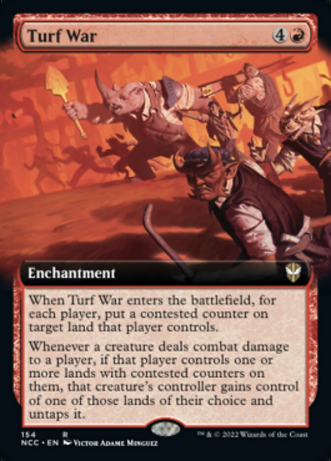 Turf War (Extended Art) [Streets of New Capenna Commander] 