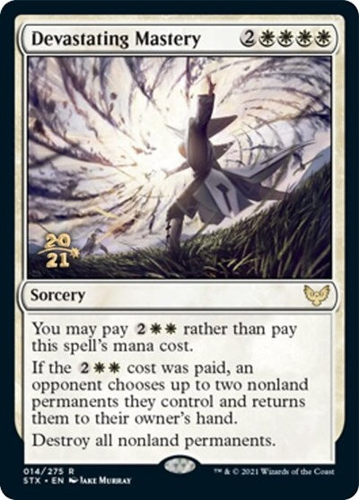 Devastating Mastery [Strixhaven: School of Mages Prerelease Promos] 
