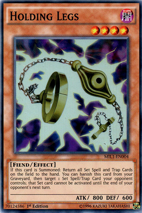 Holding Legs [MIL1-EN004] Super Rare 