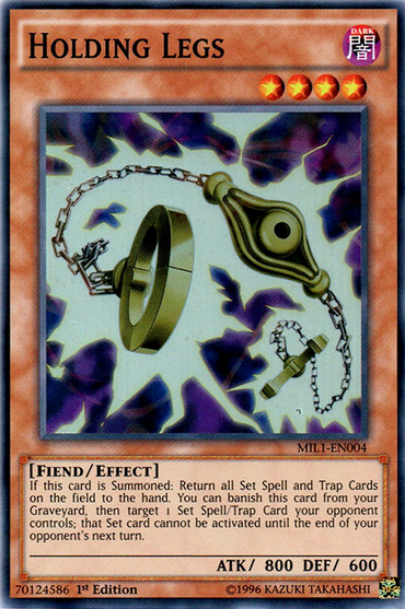 Holding Legs [MIL1-EN004] Super Rare 