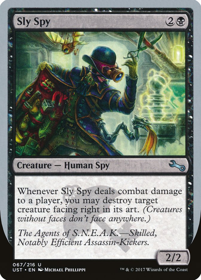 Sly Spy ("Skilled, Notably Efficient Assassin-Kickers") [Unstable] 