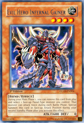 Evil Hero Infernal Gainer [GLAS-EN004] Rare 