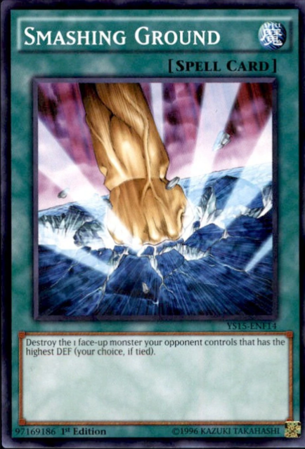 Smashing Ground [YS15-ENF14] Shatterfoil Rare 