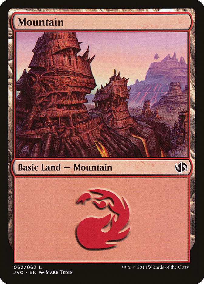 Mountain (62) [Duel Decks Anthology] 