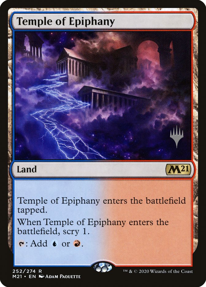 Temple of Epiphany (Promo Pack) [Core Set 2021 Promos] 