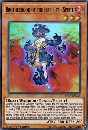 Brotherhood of the Fire Fist - Spirit [FIGA-EN024] Super Rare 