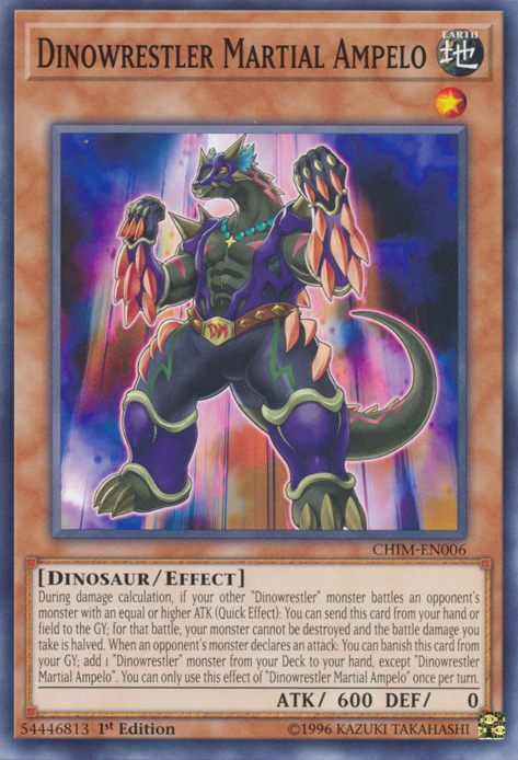 Dinowrestler Martial Ampelo [CHIM-EN006] Common 