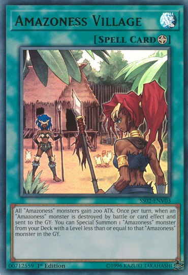 Amazoness Village [SS02-ENV03] Ultra Rare 