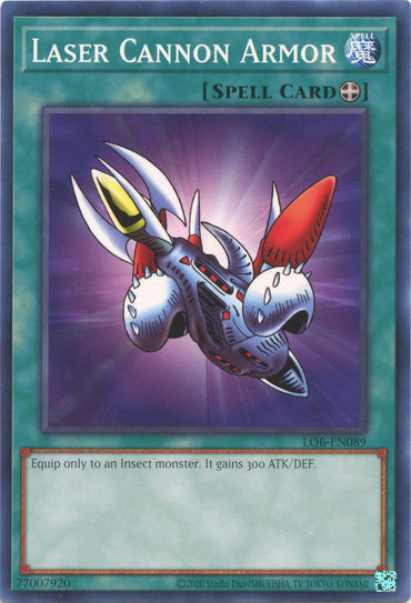 Laser Cannon Armor (25th Anniversary) [LOB-EN089] Common 