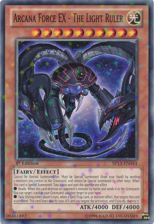 Arcana Force EX - The Light Ruler [SP13-EN044] Starfoil Rare 