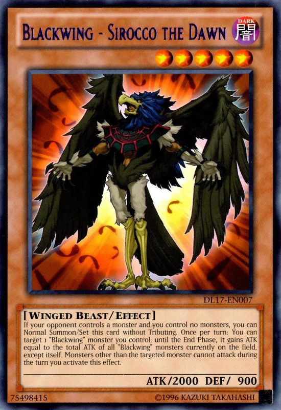 Blackwing - Sirocco the Dawn (Purple) [DL17-EN007] Rare 