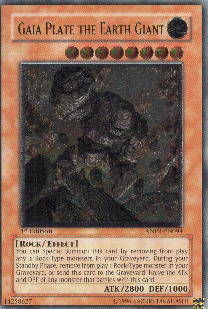 Gaia Plate the Earth Giant (UTR) [ANPR-EN094] Ultimate Rare 