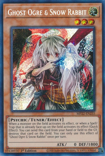 Ghost Ogre &amp; Snow Rabbit [MP22-EN255] Prismatic Secret Rare 