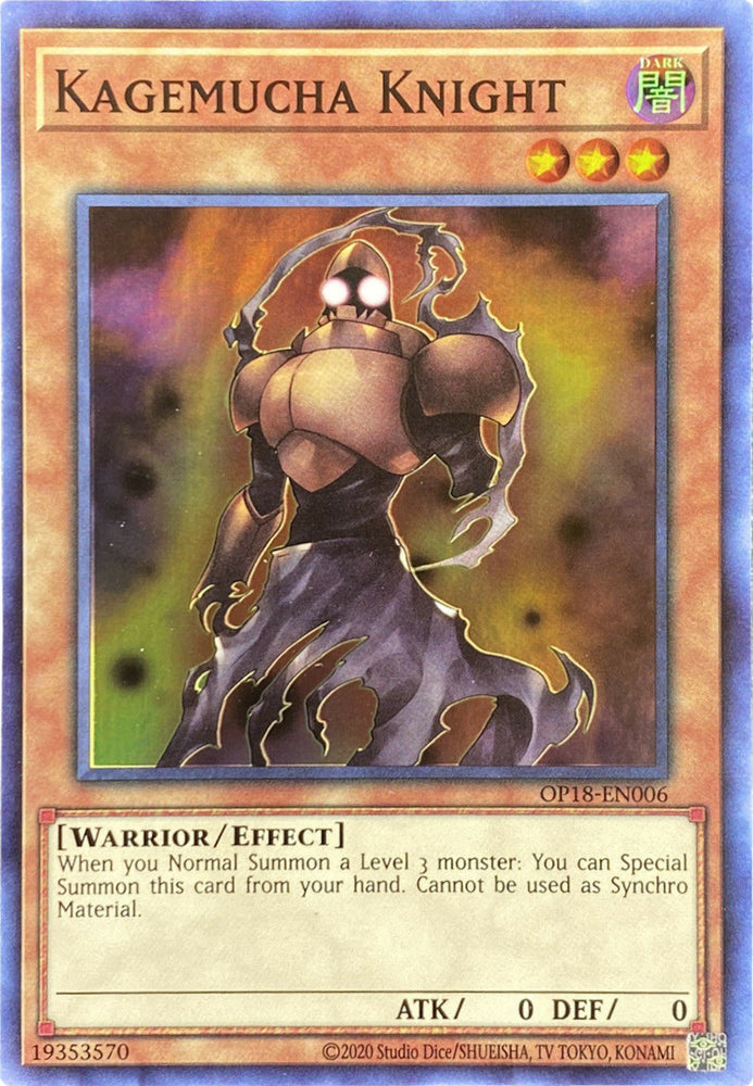 Kagemucha Knight [OP18-EN006] Super Rare 