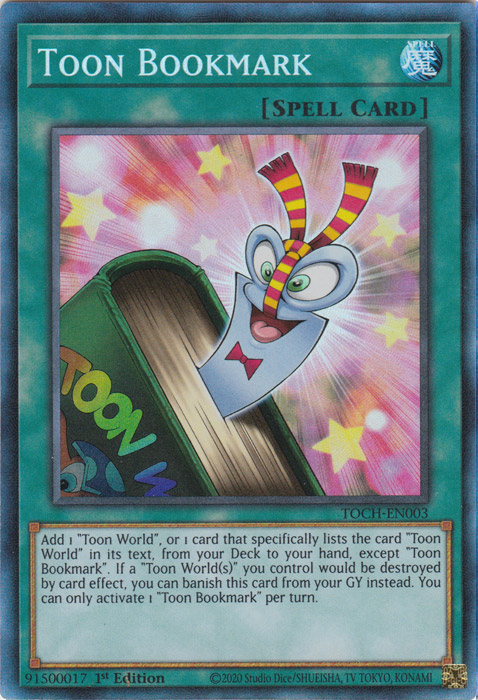 Toon Bookmark [TOCH-EN003] Collector's Rare 